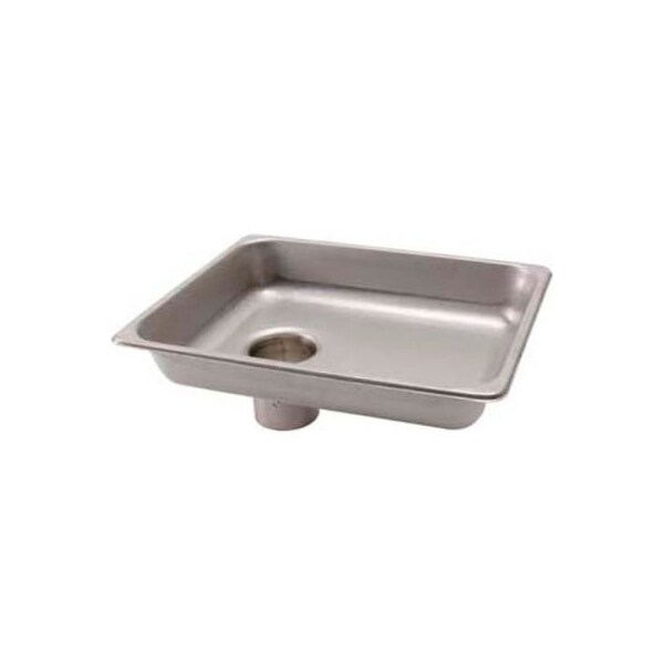 Allpoints Allpoints 2051084 Pan, Meat Chopper, Stainless Steel, 12X9X2" For Uniworld Foodservice 2051084 - main